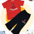 Red Spiderman Tee & Trouser for Kids