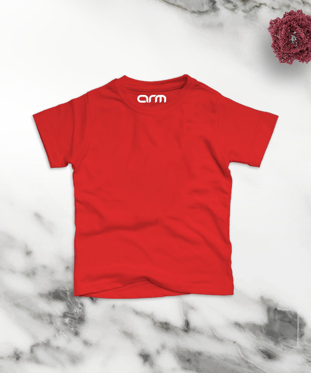 Basic Red T-Shirt For Kids