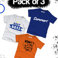 Pack of 3 T-Shirt For Kids - SUM-BABY-MOMMY