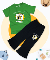 Say Cheese On Tee & Trouser for Kids
