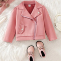 Pink Cross Zipper Jacket for Kids