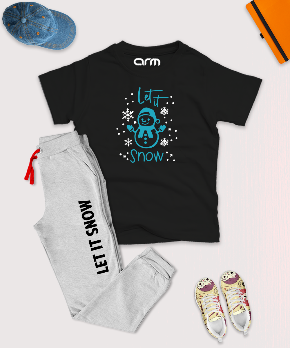 Let It Snow Tee & Trouser for Kids