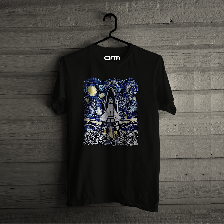 Space Letter Graphic T-Shirt