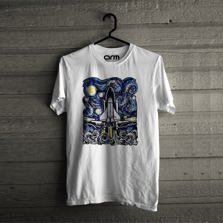 Space Letter Graphic T-Shirt