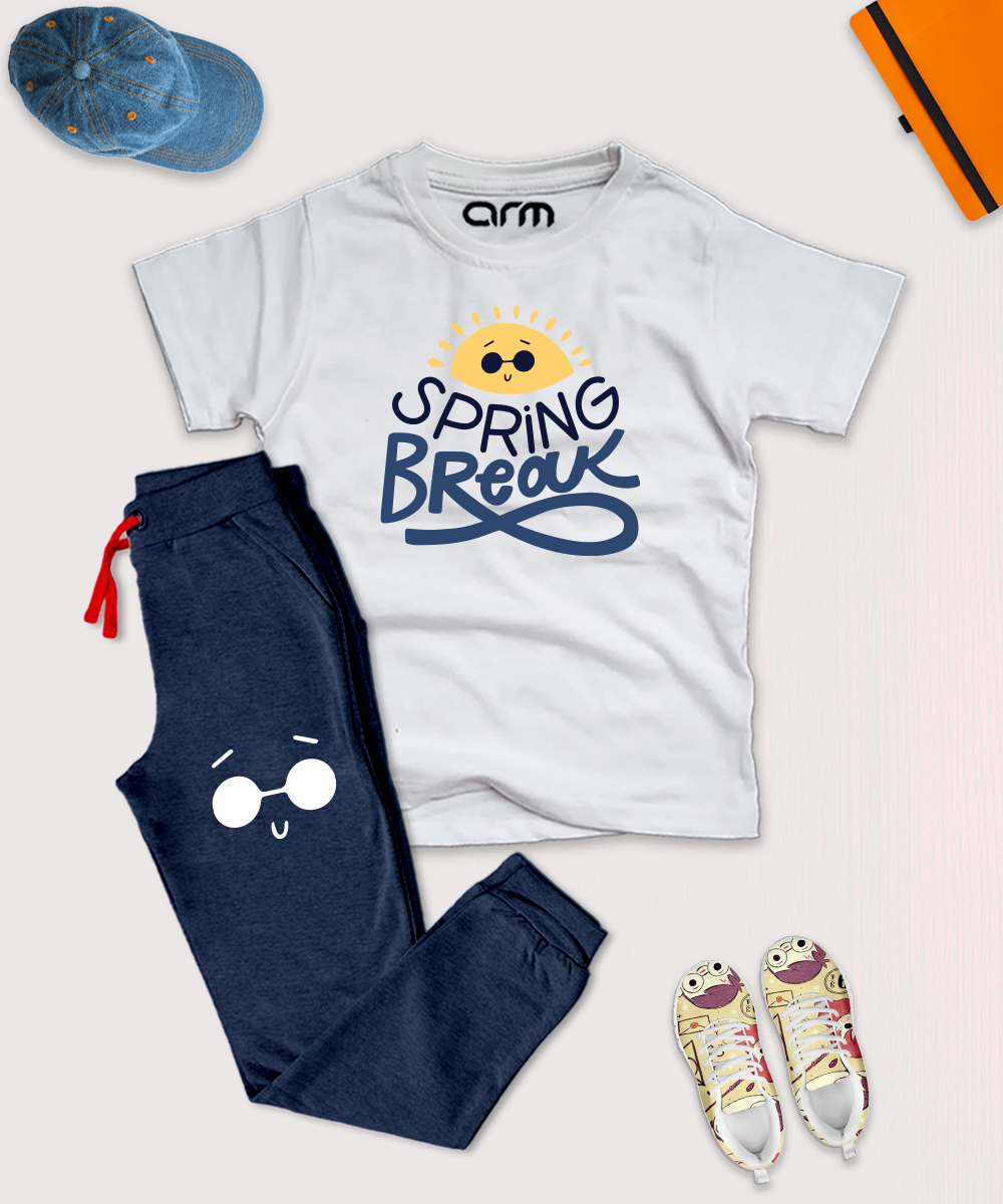 Spring Break Roupa Spring Break Tee & Trouser for Kids – ARM Apparels