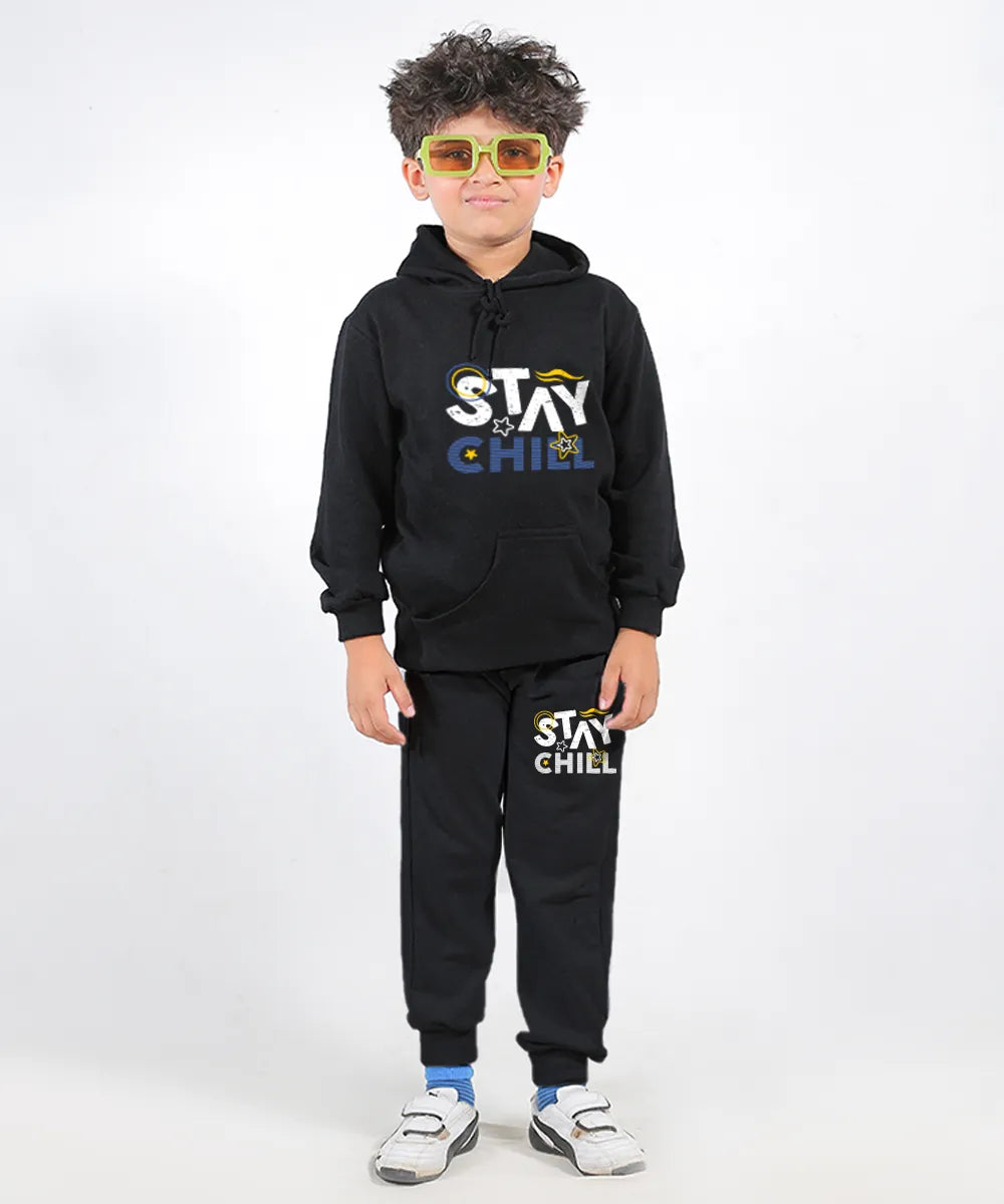 Stay Chill Kids Hoodie Set