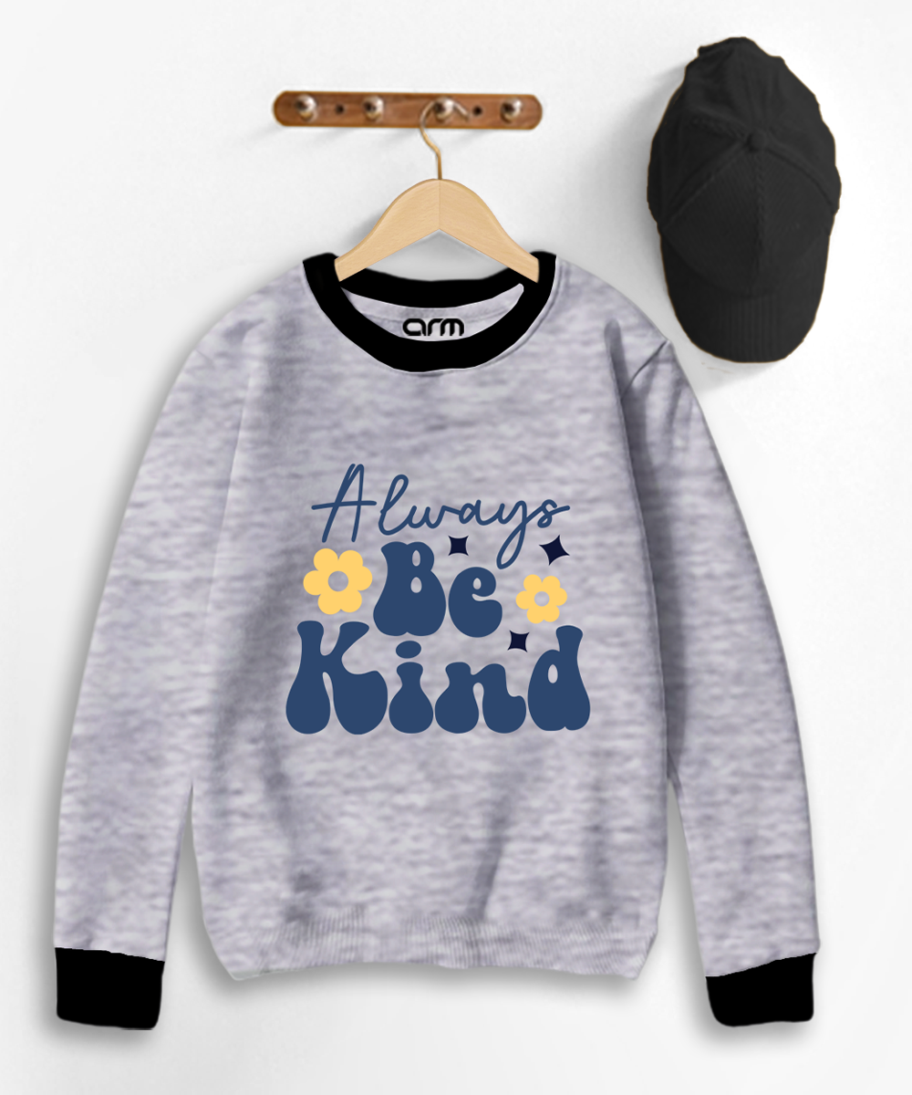Pack of 2 Contrast Rib Sweat Shirts (LETITSNOW-ALWAYSBEKIND)