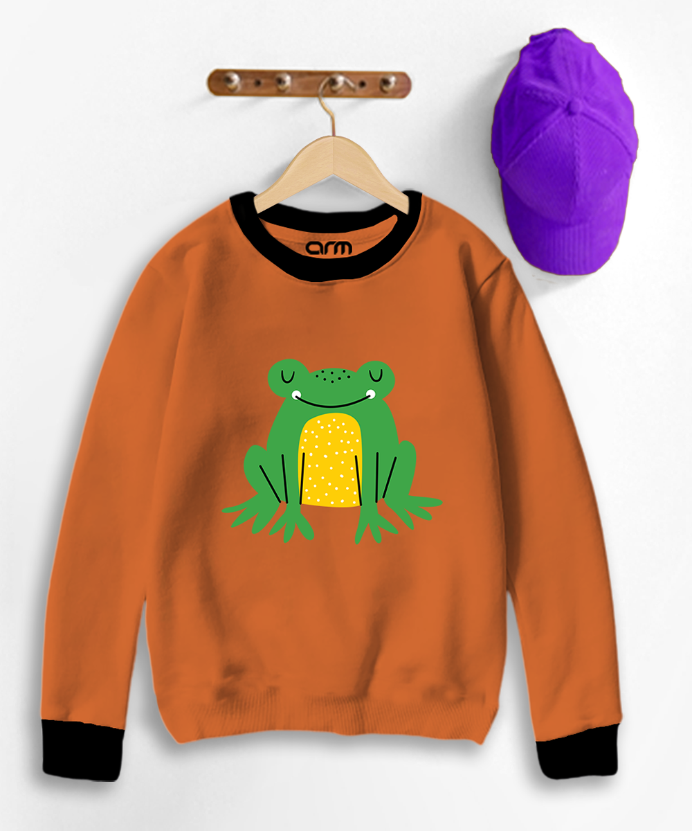 Pack of 2 Contrast Rib Sweat Shirts (AEROPLANE-FROG)