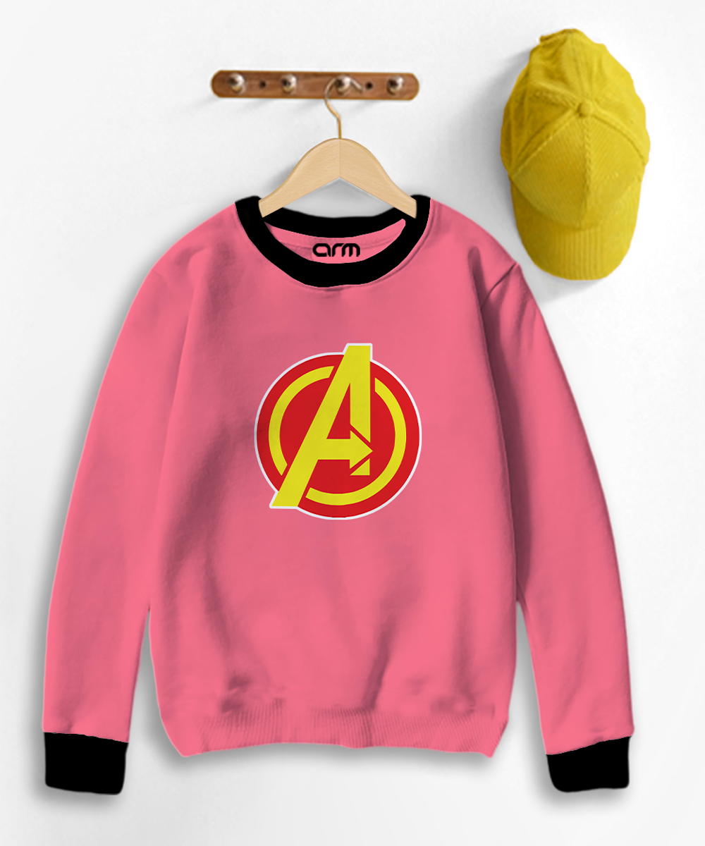 Avengers Contrast Sweat Shirt for Kids