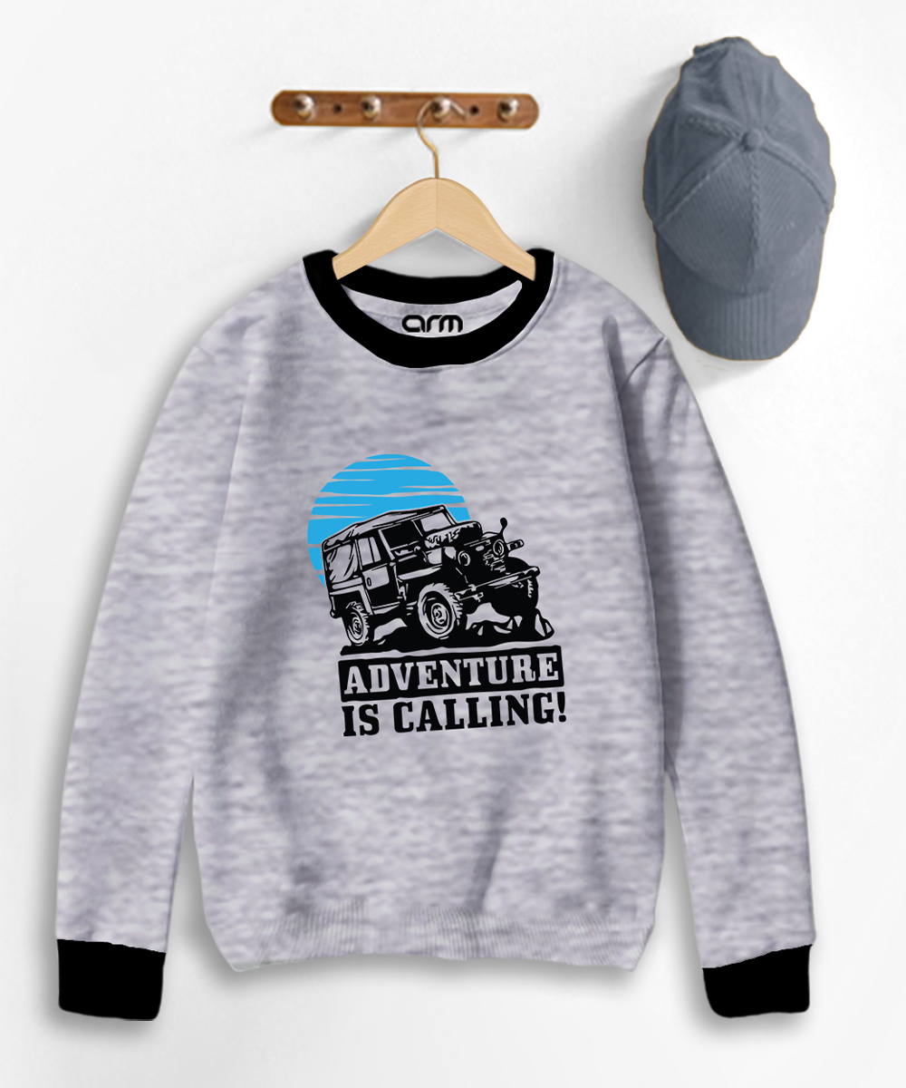 Pack of 2 Contrast Rib Sweat Shirts (ADVENTURE-EVERYTHING)