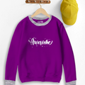 Awesome Contrast Sweat Shirt for Kids