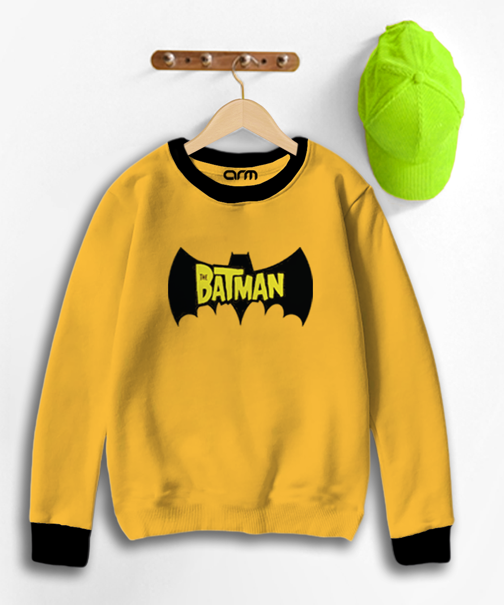 Batman Contrast Sweat Shirt for Kids