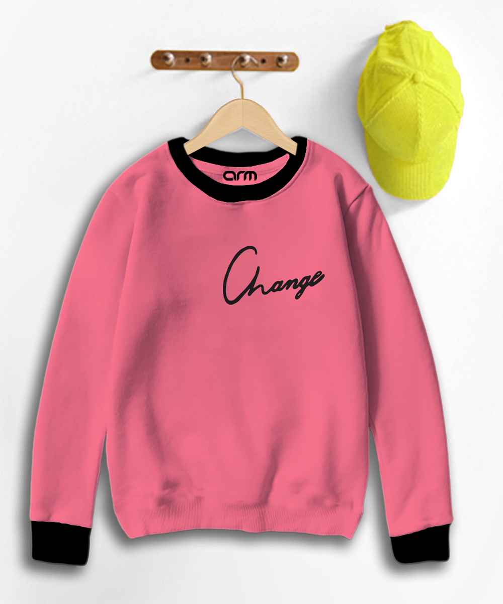 Change Contrast Sweat Shirt for Kids