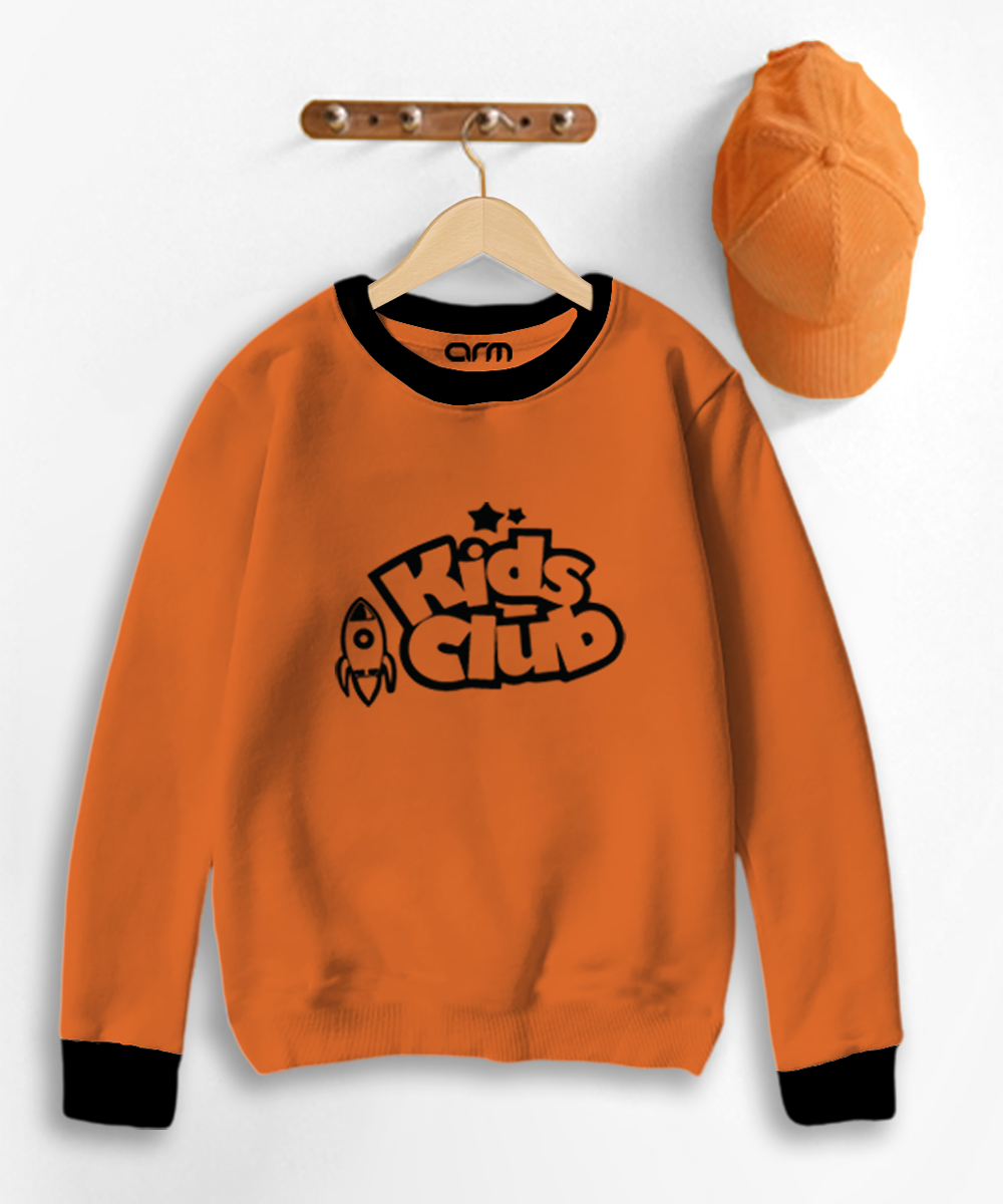 Kids Club Contrast Sweat Shirt for Kids
