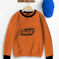 Supercar Contrast Sweat Shirt for Kids