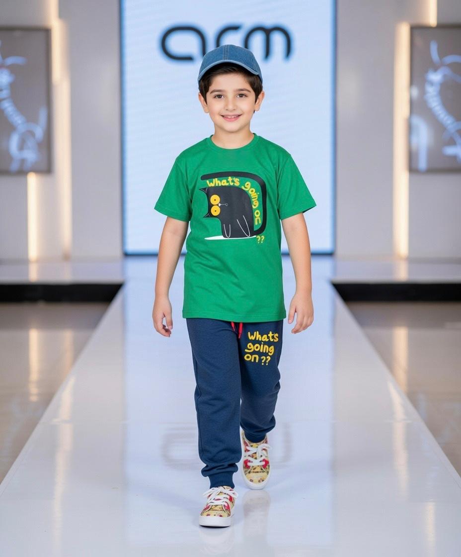 Whats Going On Tee & Trouser for Kids