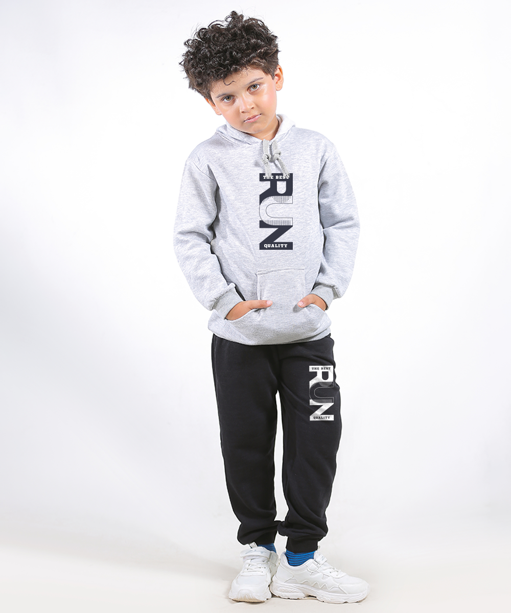 Run Kids Hoodie Set