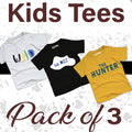 Pack of 3 T-Shirt For Kids - WILD-RIZZ-HUNT