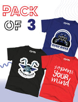 Pack of 3 T-Shirt For Kids - BIKE-MOTOR-MIND