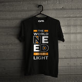 World Need Your Light T-Shirt (WorldLight-01HS)