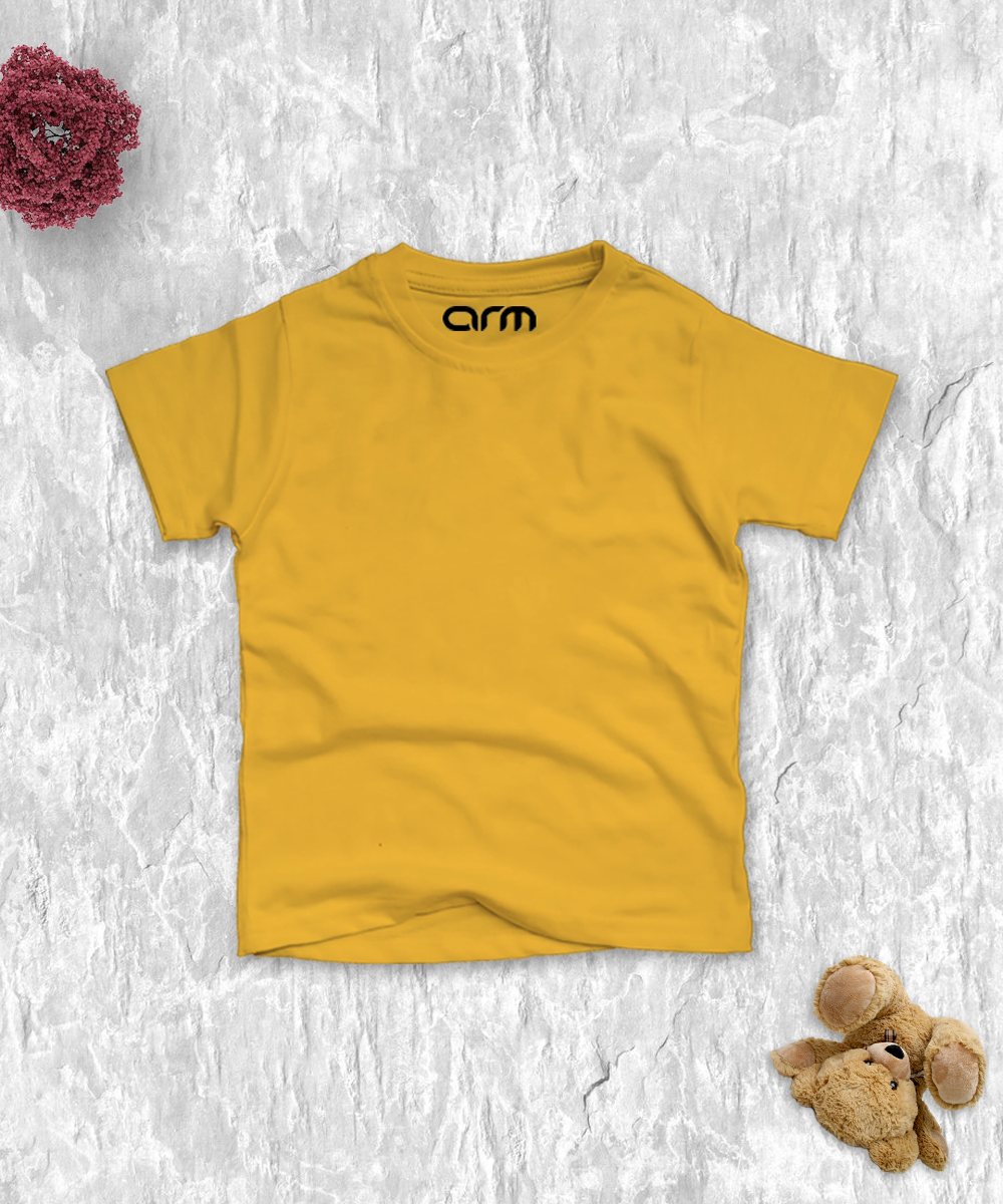 Basic Yellow T-Shirt For Kids