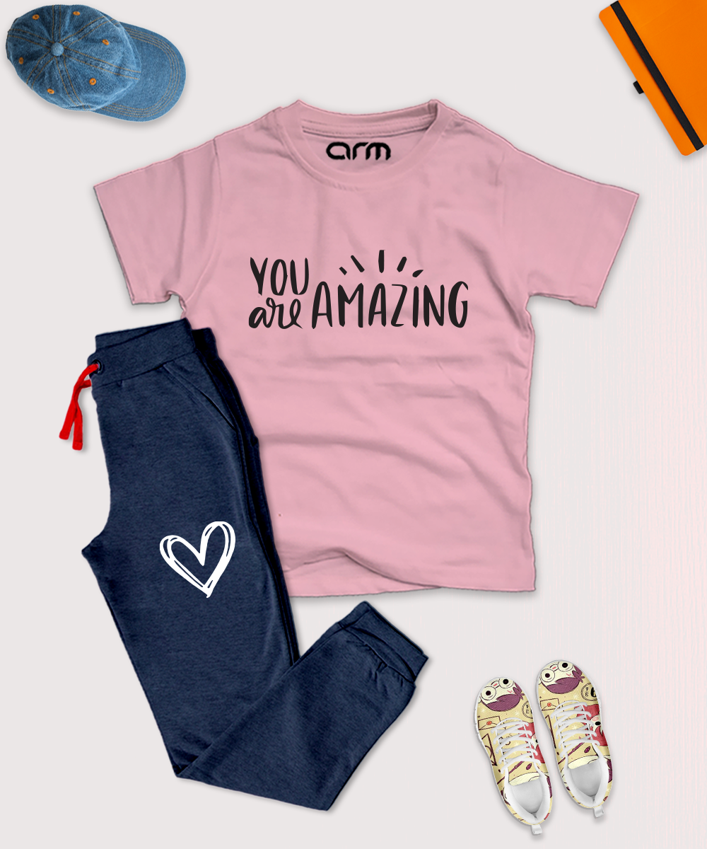 You Are Amazing Tee & Trouser for Kids