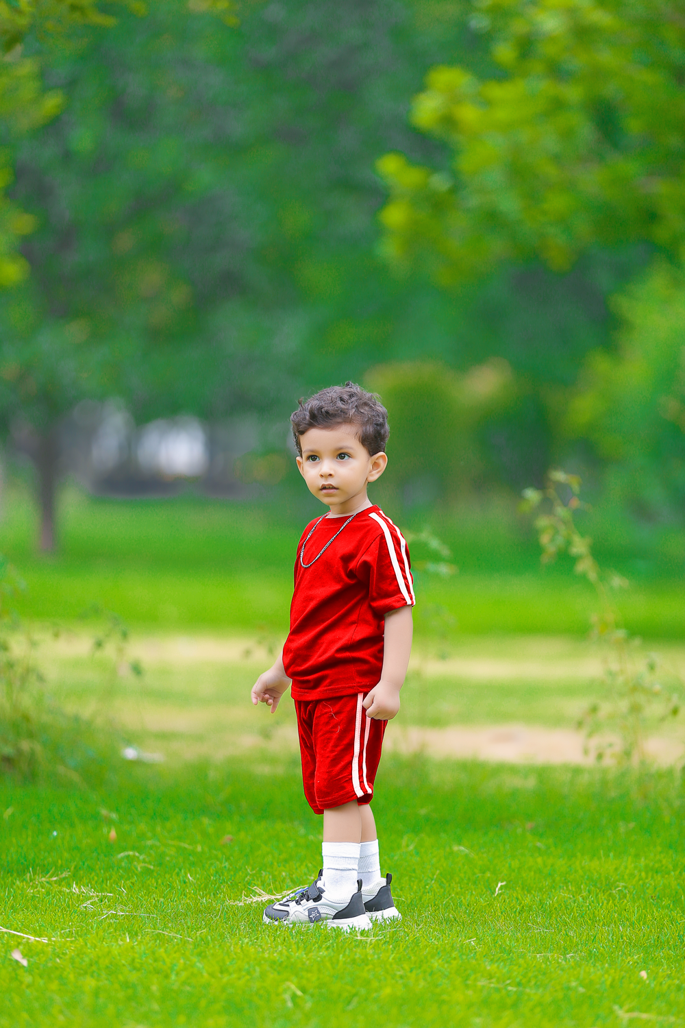 Pack of 3 Basic Stripe T-Shirt & Short Set