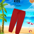 Basic Red Summer Trouser for Kids