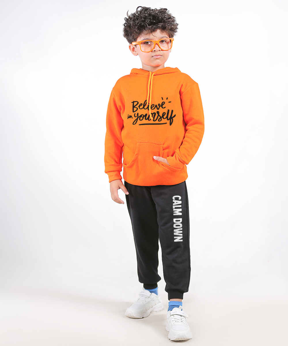 Believe In Yourself Kids Hoodie Set