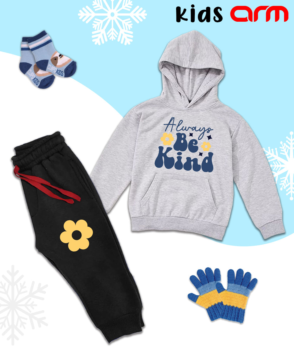 Always Be Kind Kids Hoodie Set