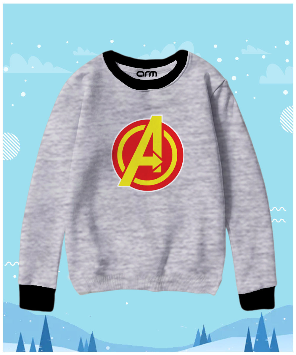 Avengers Contrast Sweat Shirt for Kids