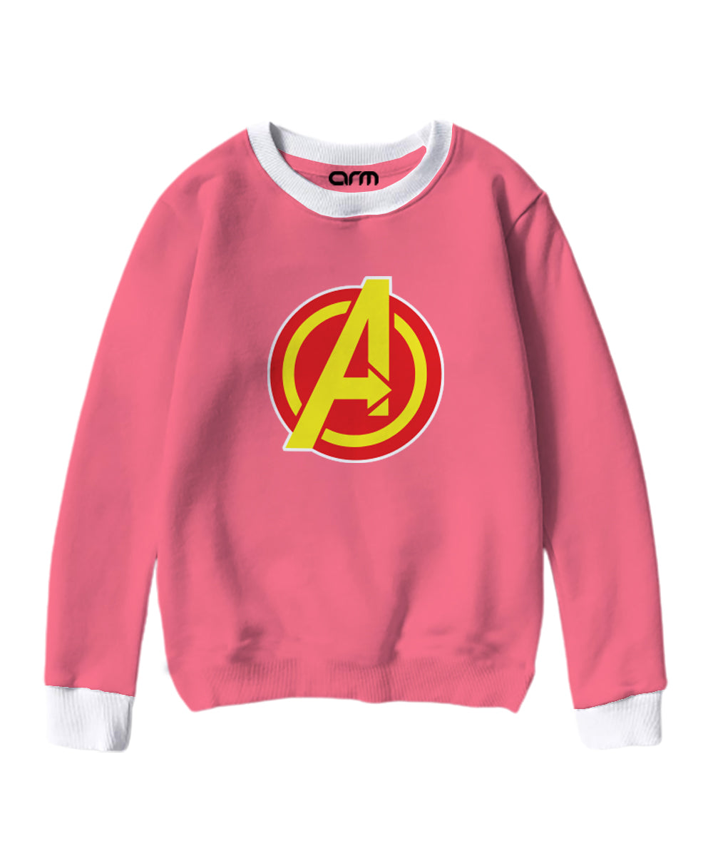 Pack of 2 Contrast Rib Sweat Shirts (AWSOME-AVENGERS)