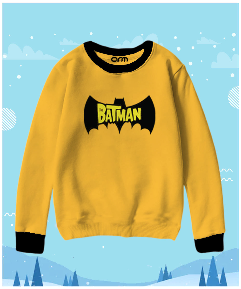 Batman Contrast Sweat Shirt for Kids