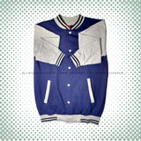 Navy Blue Baseball Jacket
