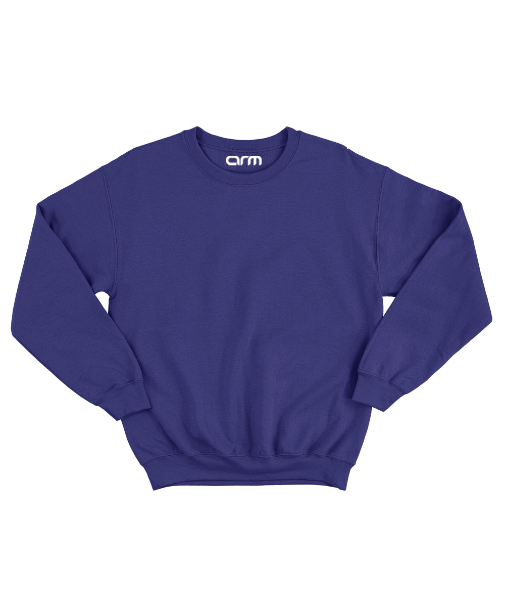 Unisex Basic Navy Blue Sweatshirt