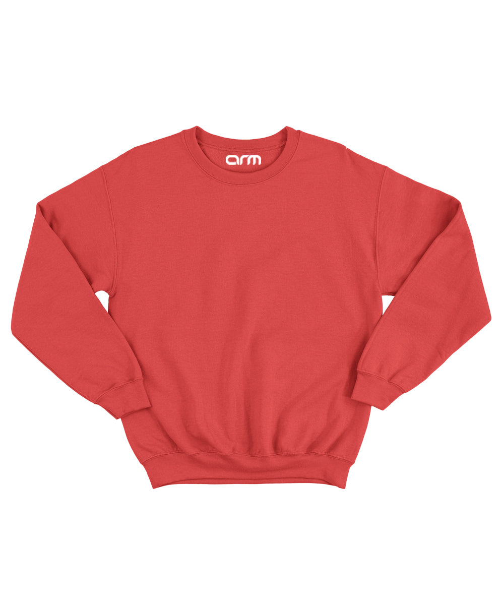 Unisex Basic Red Sweatshirt