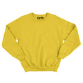 Unisex Basic Yellow Sweatshirt