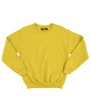 Unisex Basic Yellow Sweatshirt