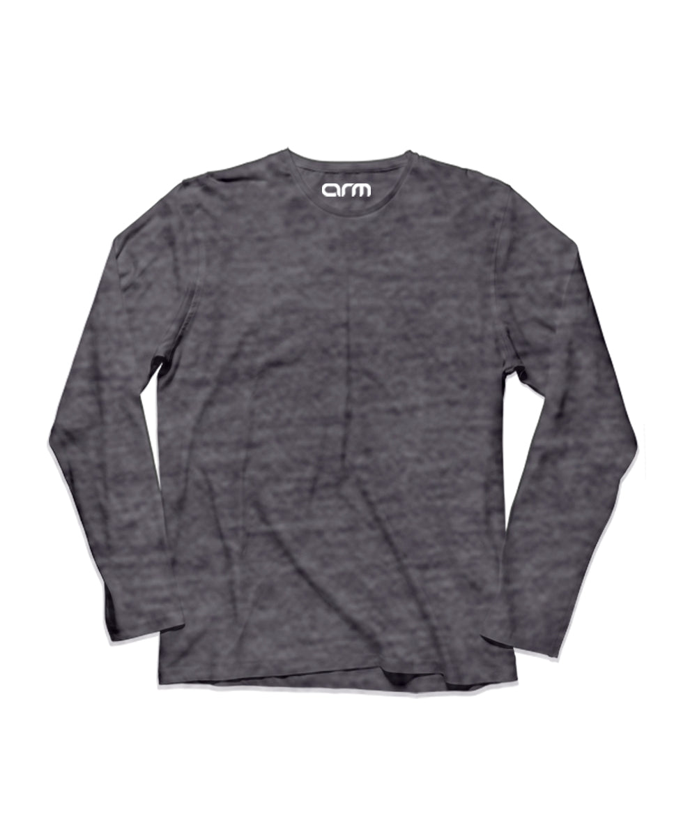 Basic Charcoal Full Sleeves T-Shirt