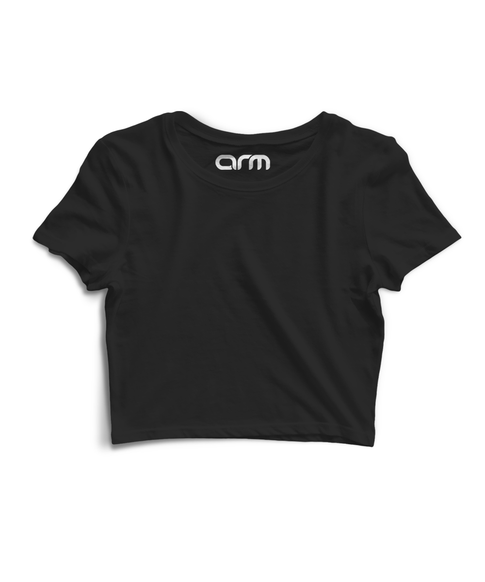 Black Crop Top (Black-01CHS)