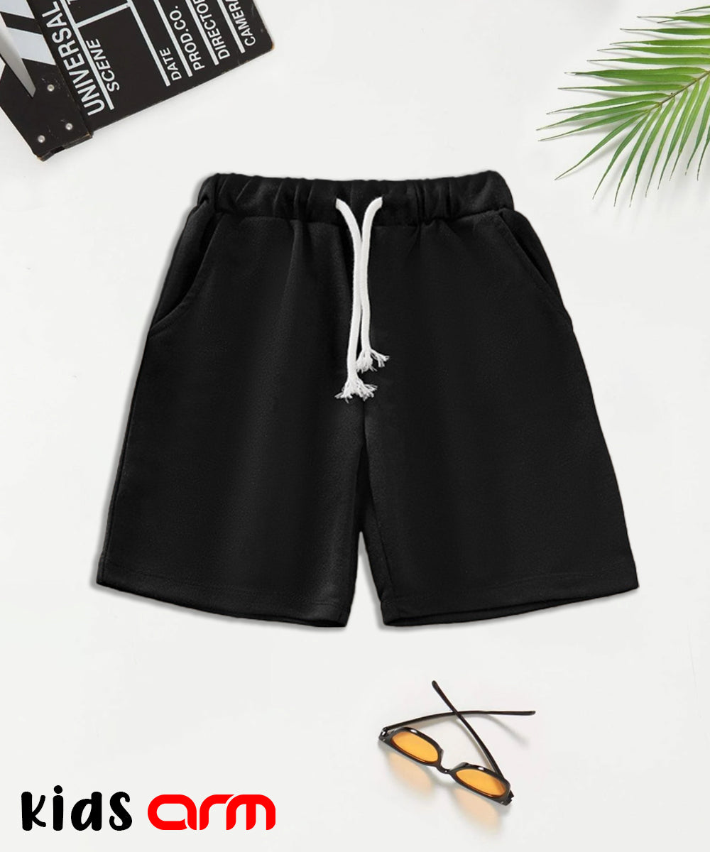 Basic Black Short For Kids