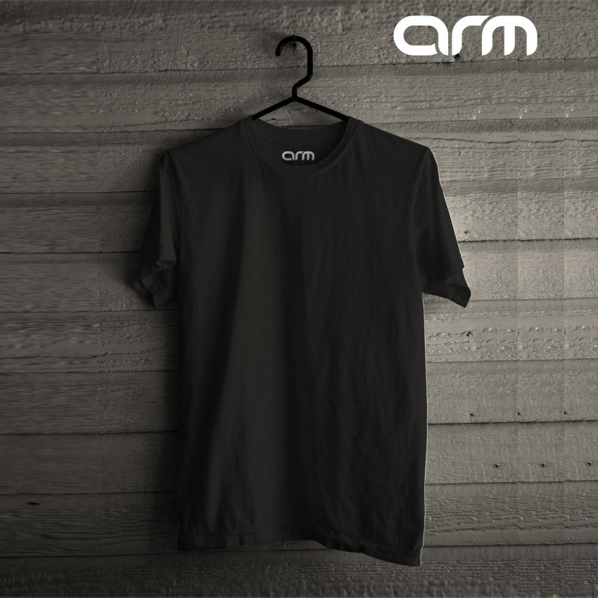 Unisex Black Basic T-Shirt (BlackBasic-01HS)