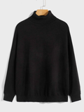 Black Basic High Neck - Men