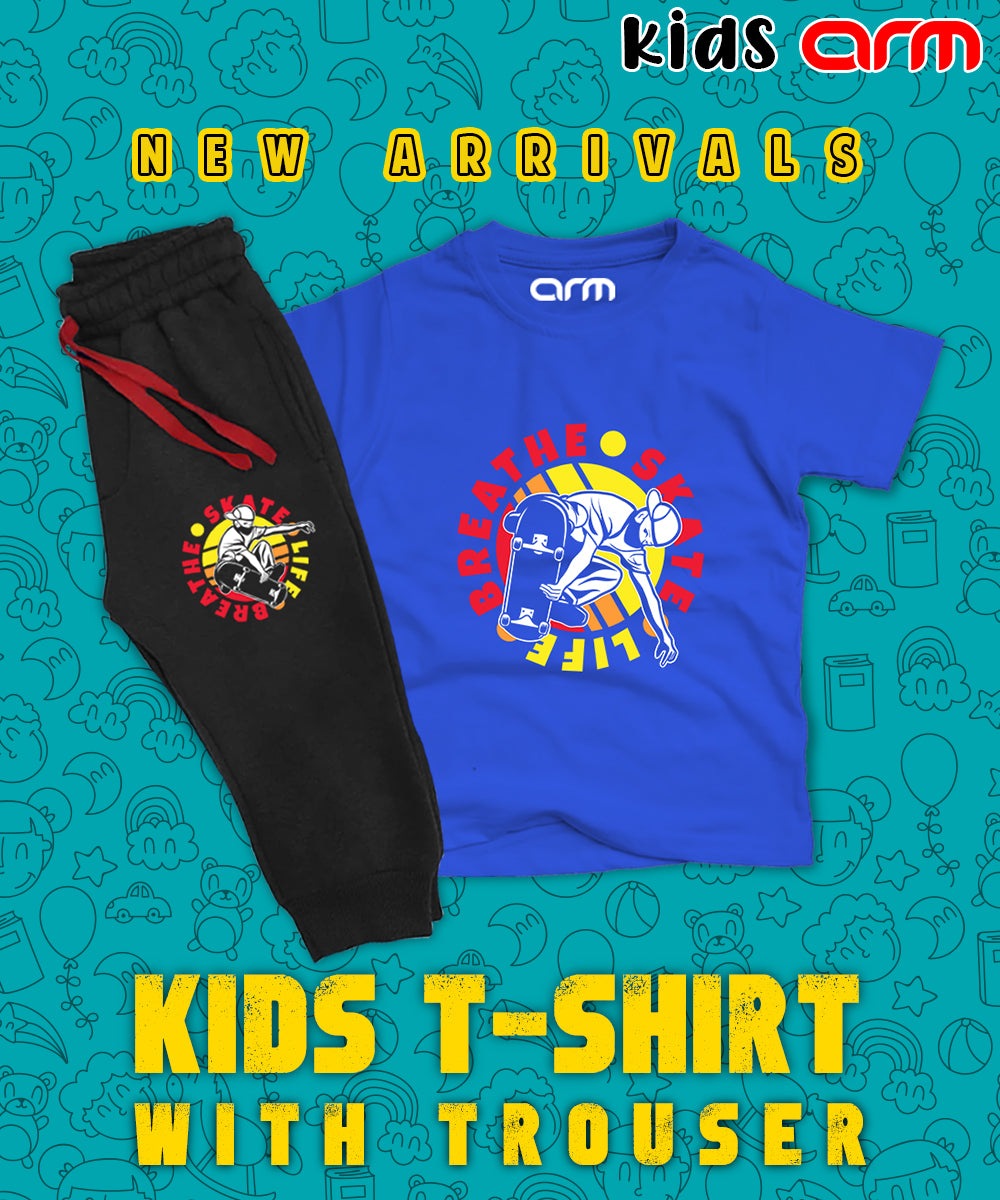 Breath Skate Tee & Trouser for Kids