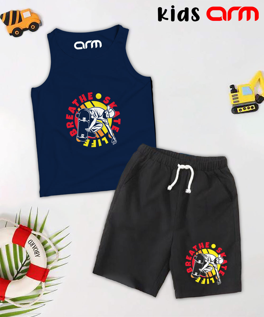 Breathe Skate Sando & Short Set