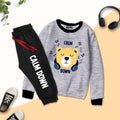 Calm Down Contrast Tracksuit for Kids