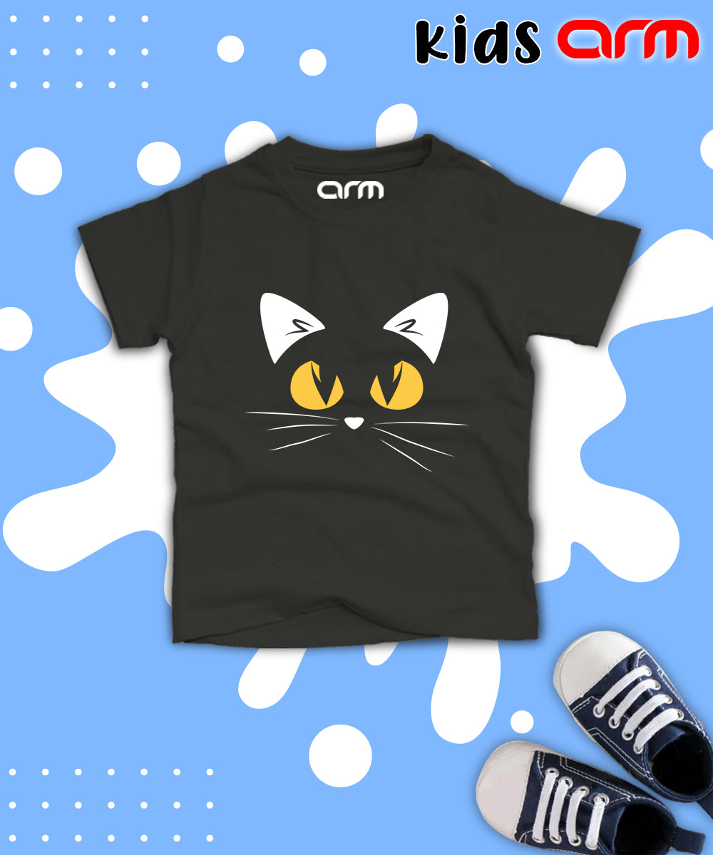 Cat Face T-Shirt for Kids