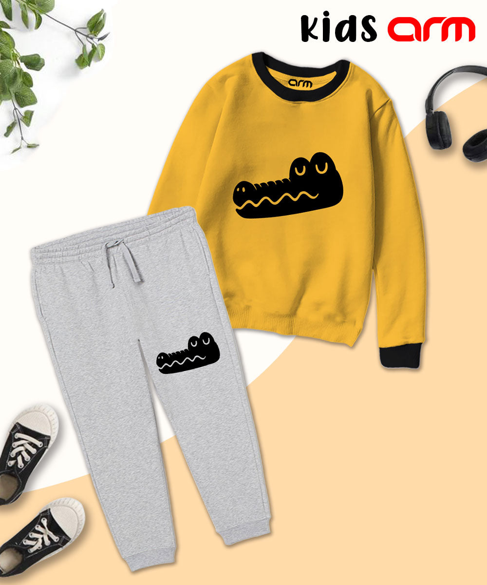 Crocodile Contrast Tracksuit for Kids