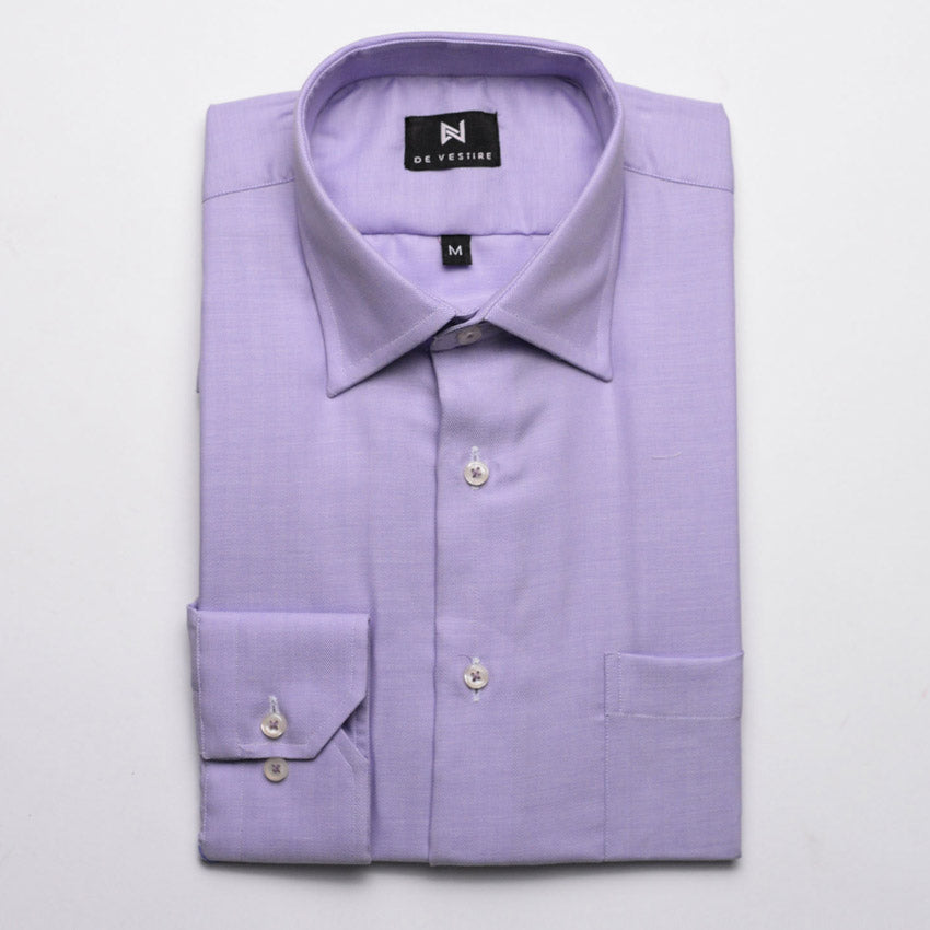 Plain Purple Shirt For Men By De Vestire