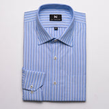 Blue Multi Color Broad Striped Shirt For Men By Devestire
